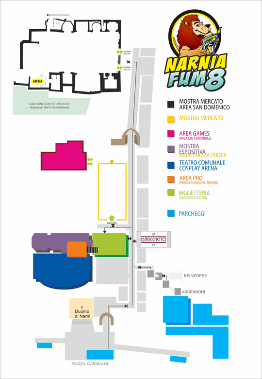 Narnia Fumetto 2013 - La mappa