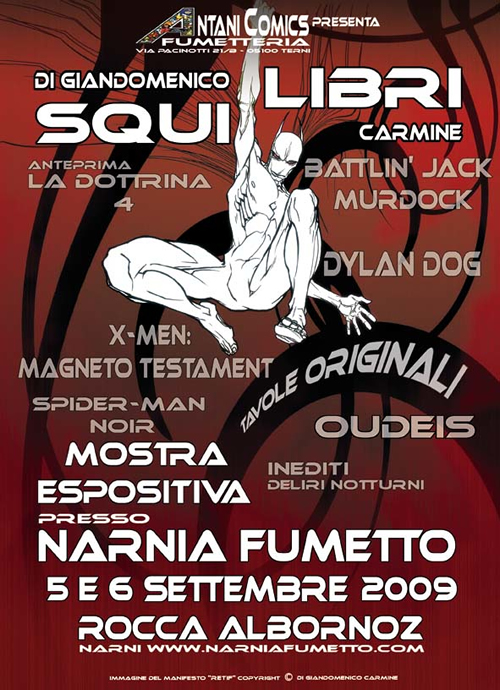 Mostra espositiva 2009: 200 tavole a firma Carmine di Giandomenico a Narnia Fumetto!